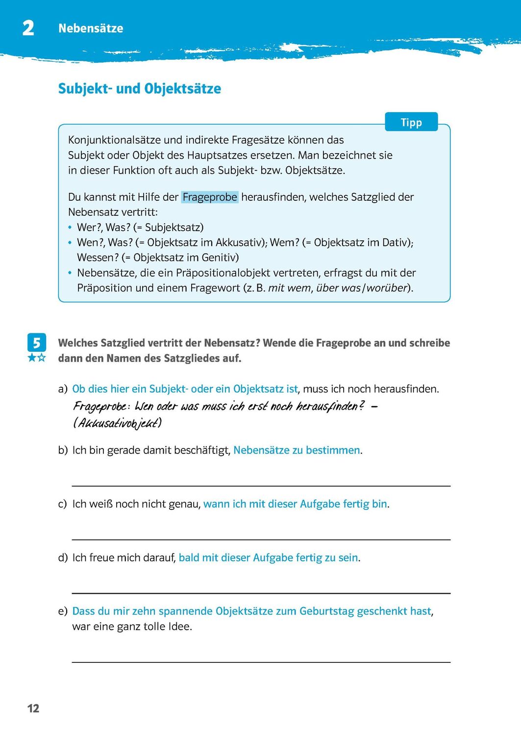 Bild: 9783129272633 | 10-Minuten-Training Deutsch Haupt- und Nebensätze 5.-7. Klasse | 64 S.