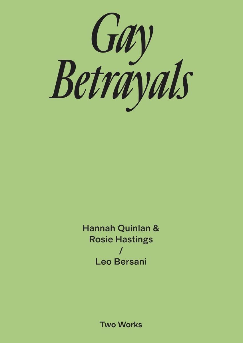 Cover: 9783753302393 | Gay Betrayals. Hanna Quinlan &amp; Rosie Hastings / Leo Bersani Two...