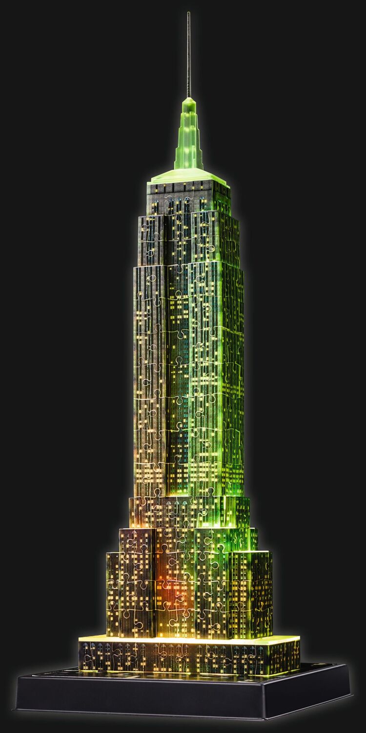 Bild: 4005556125661 | Empire State Building bei Nacht. 3D Puzzle 216 Teile | Spiel | 12566