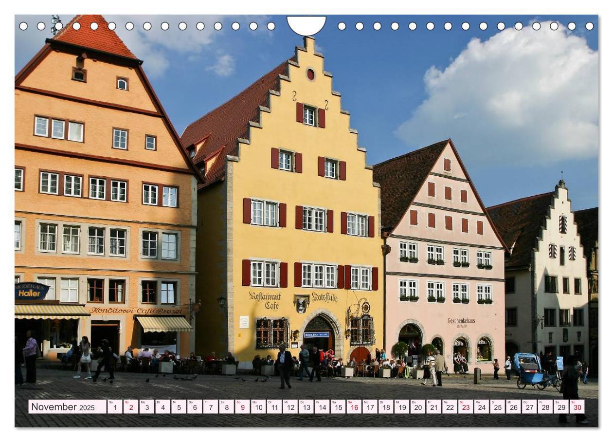 Bild: 9783435610778 | Romantisches Rothenburg ob der Tauber (Wandkalender 2025 DIN A4...