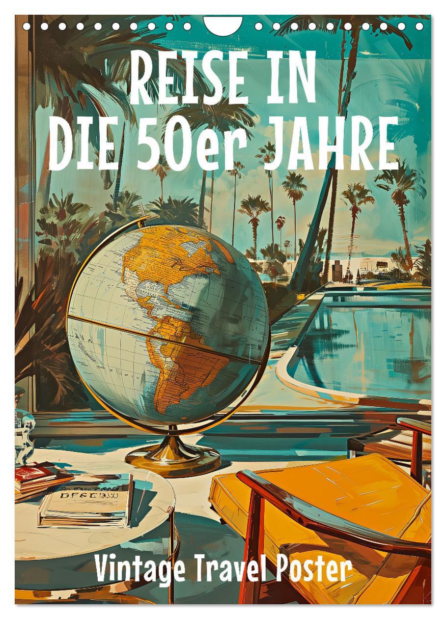 Cover: 9783383763250 | Reise in die 50er Jahre. Vintage Travel Poster. (Wandkalender 2025...