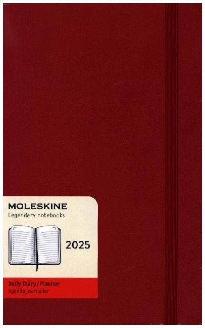 Cover: 8056999270148 | Moleskine 12 Monate Tageskalender 2025, Large/A5, 1 Tag = 1 Seite,...