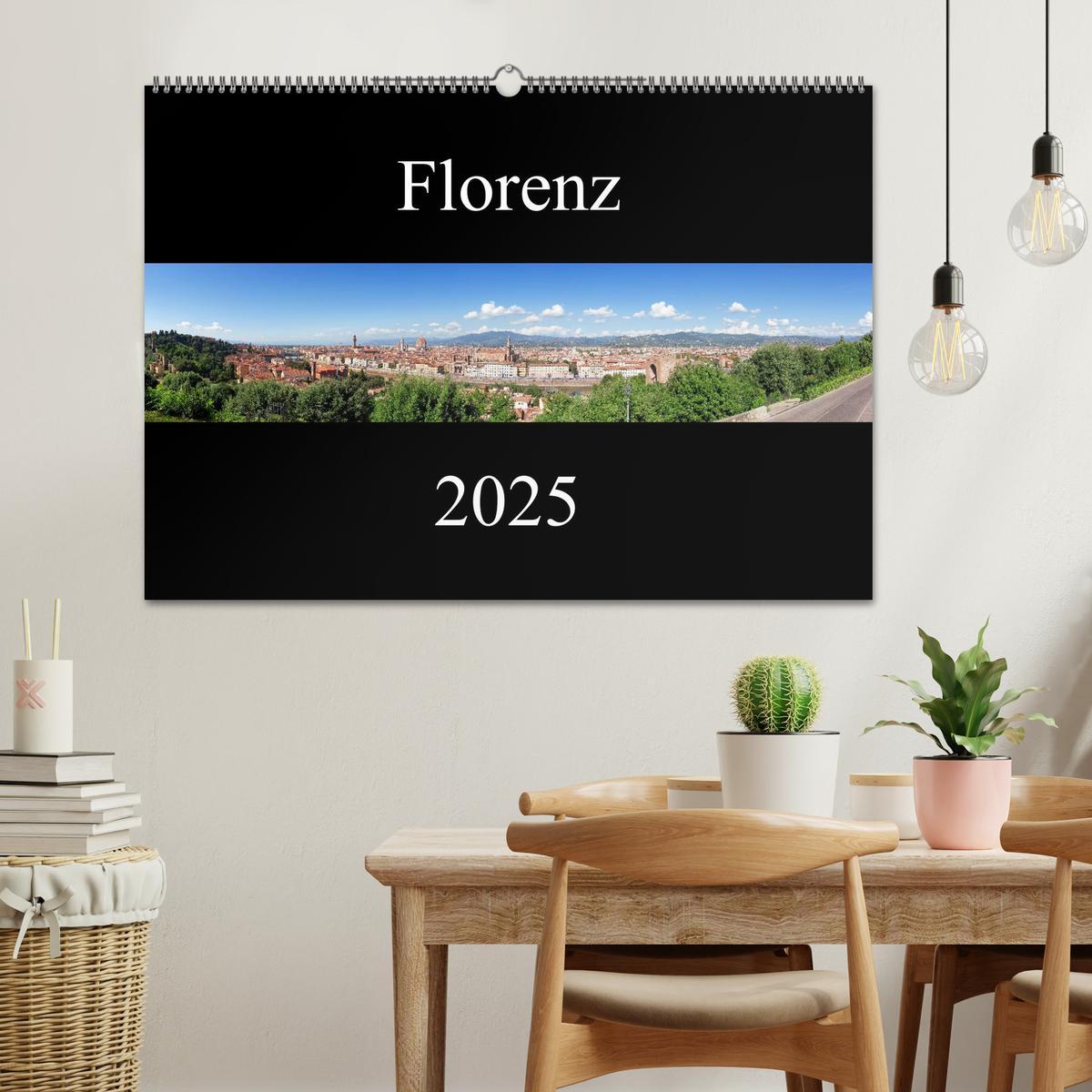 Bild: 9783435721528 | Florenz (Wandkalender 2025 DIN A2 quer), CALVENDO Monatskalender