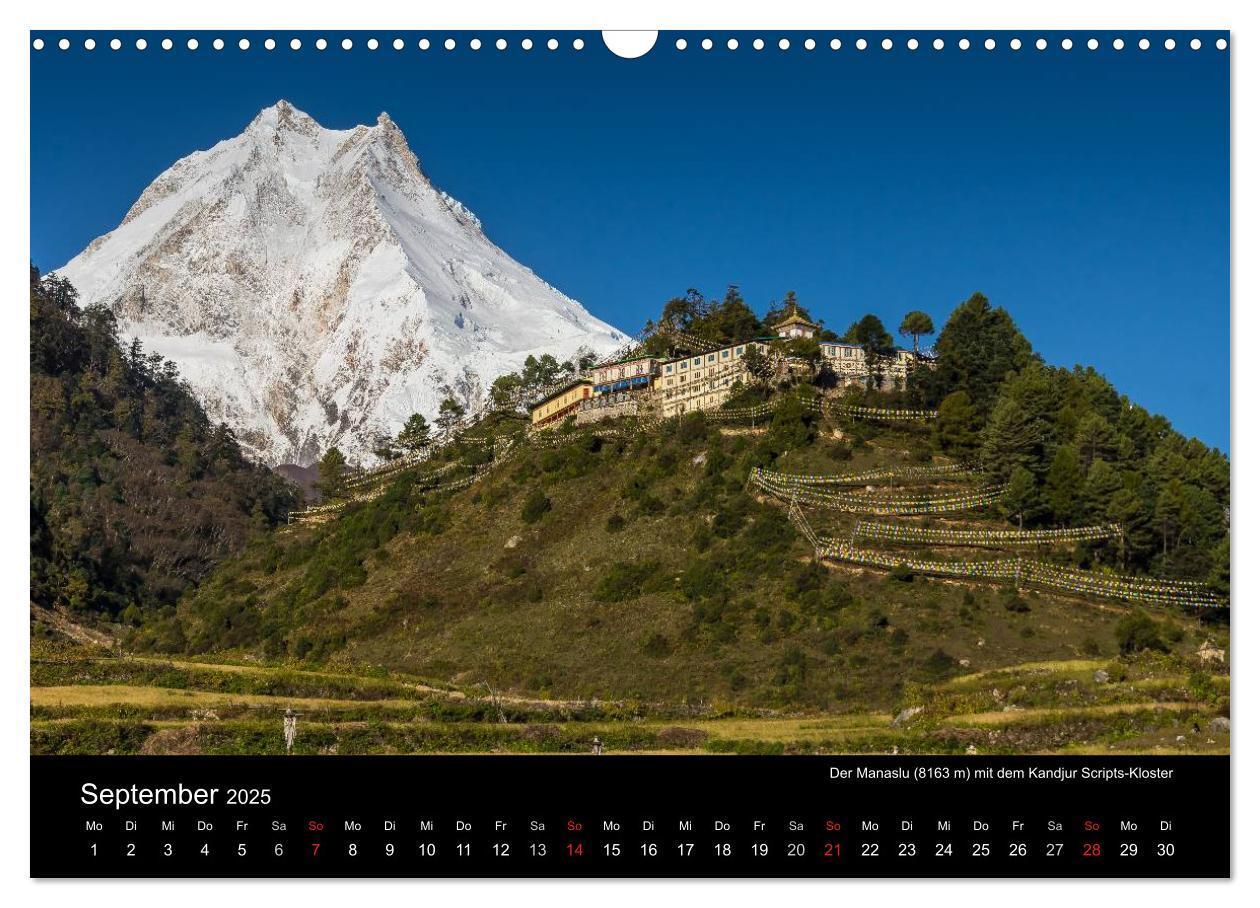 Bild: 9783435647873 | Himalaya - Dach der Welt (Wandkalender 2025 DIN A3 quer), CALVENDO...