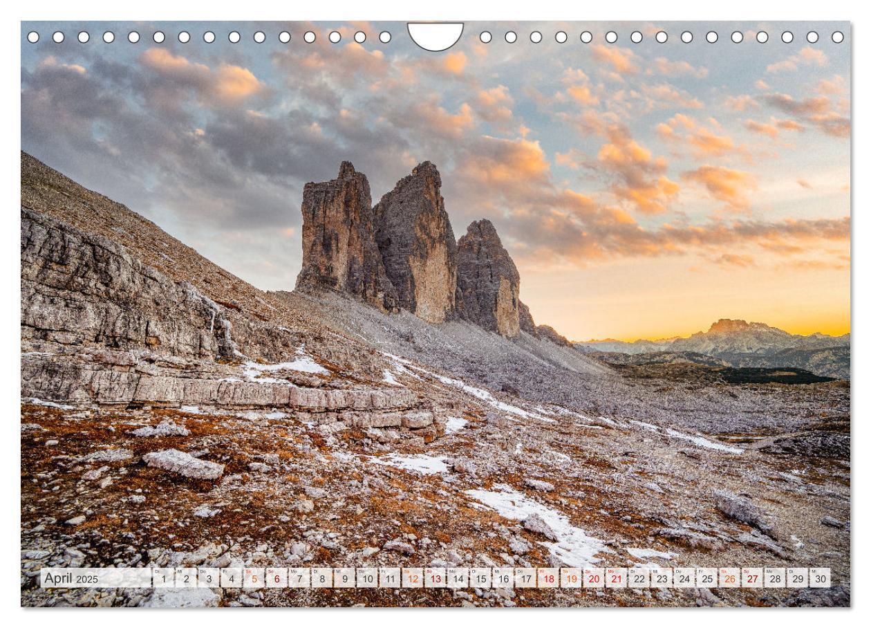 Bild: 9783383998072 | Bergwanderung Dolomiten rund um die Drei Zinnen (Wandkalender 2025...