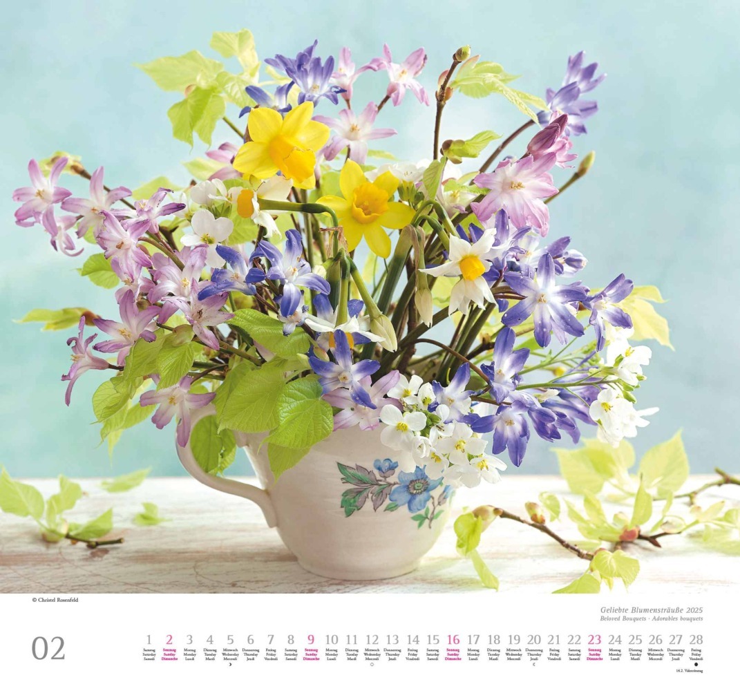 Bild: 4250809653075 | DUMONT - Geliebte Blumensträuße 2025 Wandkalender, 38x35,5cm,...