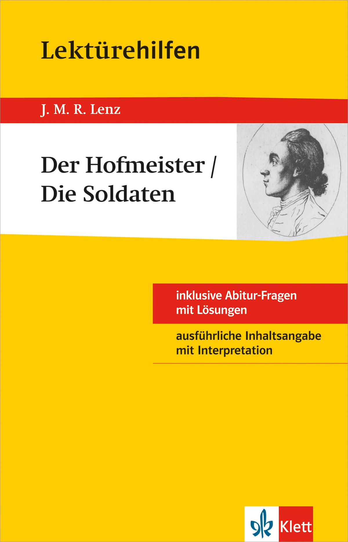 Cover: 9783129230855 | Lektürehilfen J.M.R. Lenz "Der Hofmeister / Die Soldaten" | Udo Müller