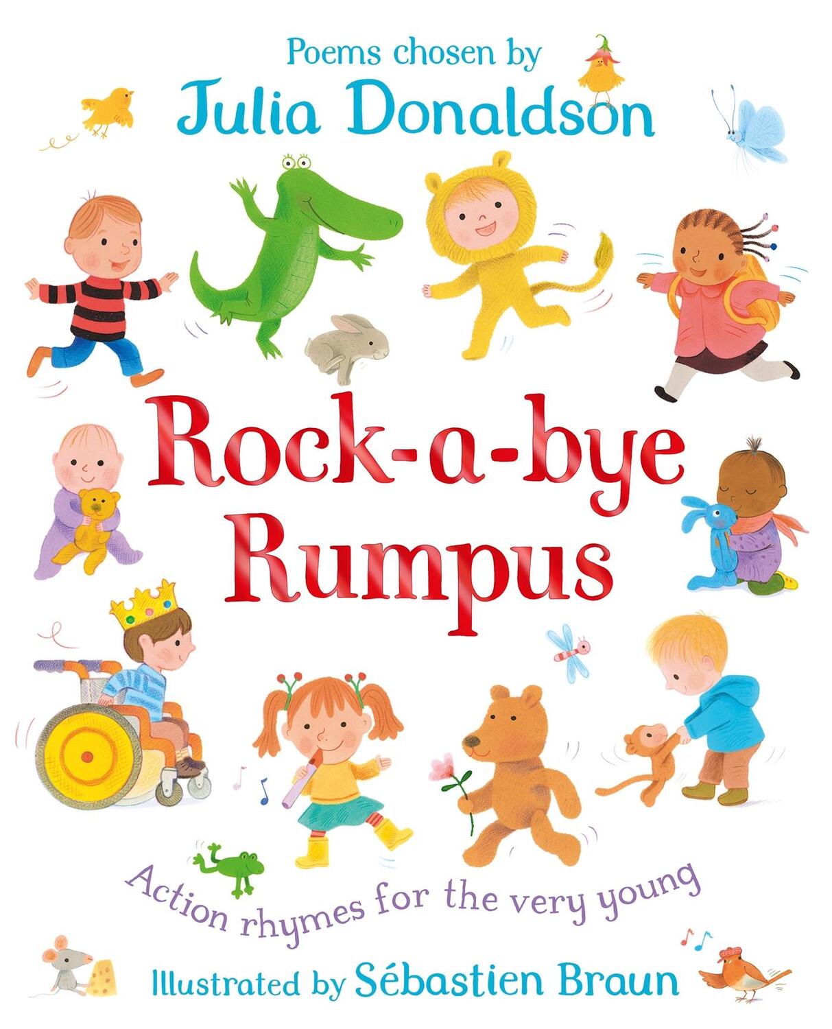 Cover: 9781529027952 | Rock-a-Bye Rumpus | Action Rhymes for the Very Young | Julia Donaldson