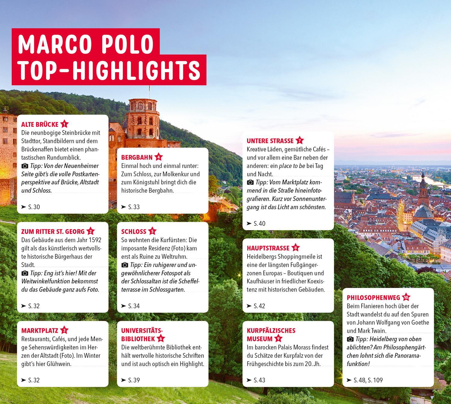 Bild: 9783829719797 | MARCO POLO Reiseführer Heidelberg | Marlen Schneider (u. a.) | Buch