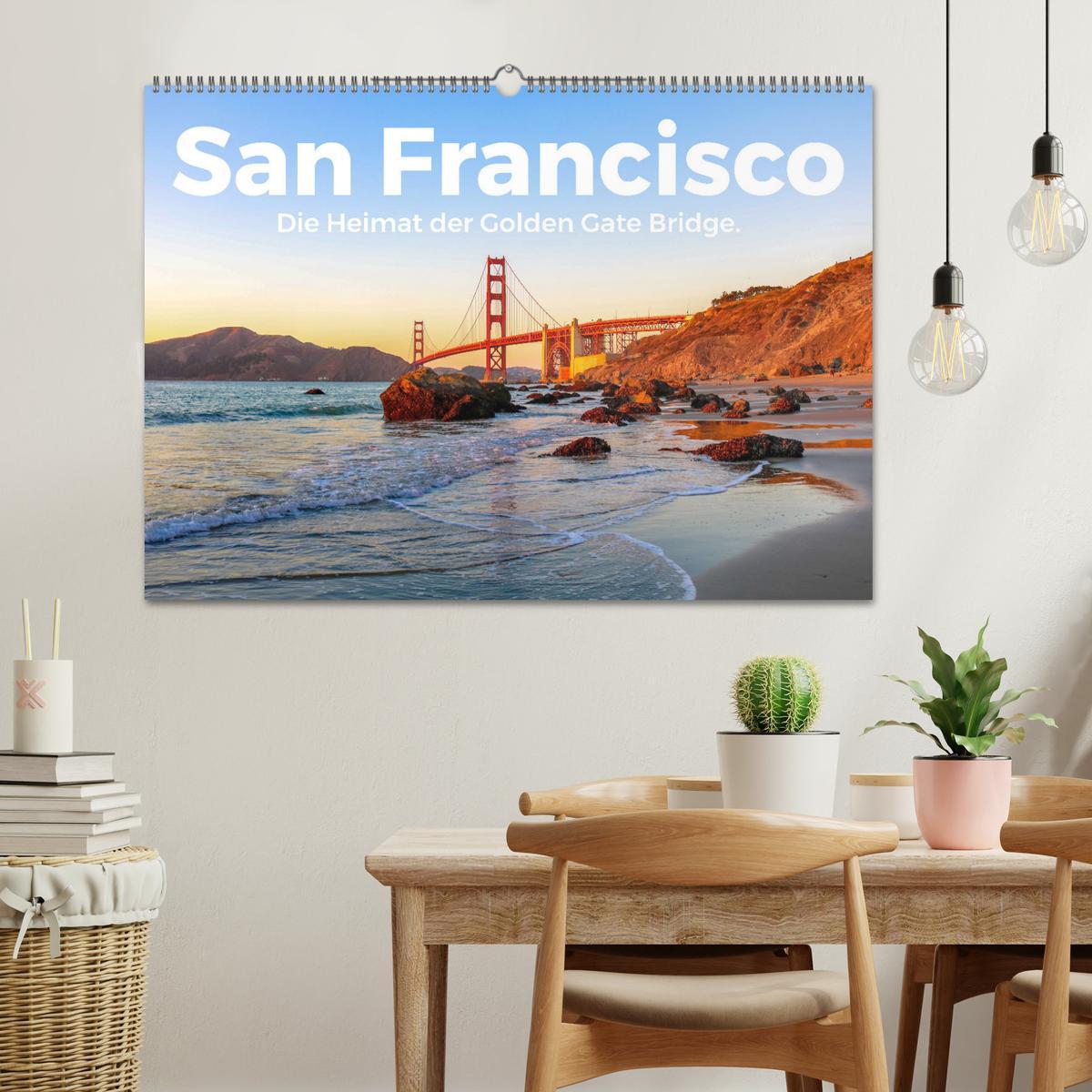 Bild: 9783435007080 | San Francisco - Die Heimat der Golden Gate Bridge. (Wandkalender...