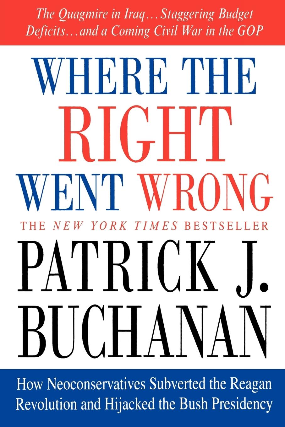 Cover: 9780312341169 | Where the Right Went Wrong | Patrick J. Buchanan | Taschenbuch | 2005