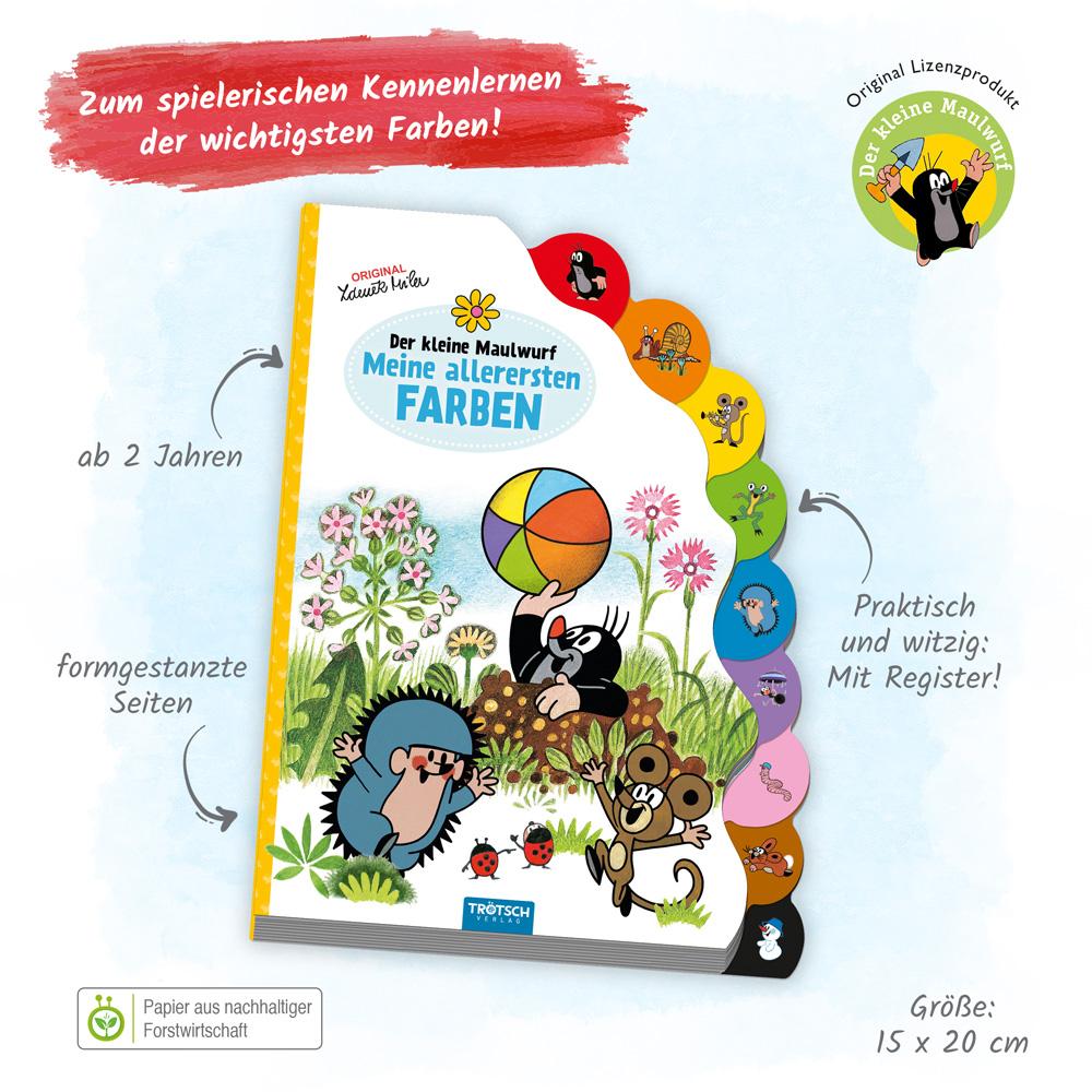 Bild: 9783965523418 | Trötsch Der kleine Maulwurf Pappenbuch mit Register Meine...