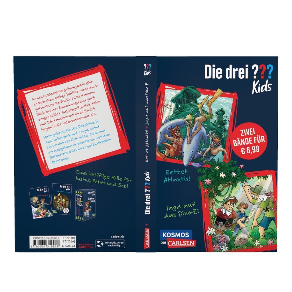 Bild: 9783551319968 | Die drei ??? Kids: Doppelband - Enthält die Bände: Rettet Atlantis!...