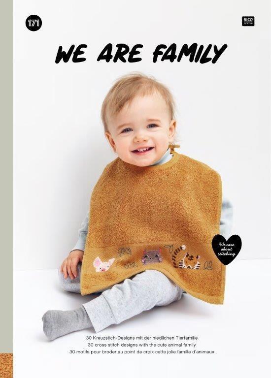 Cover: 9783960162834 | WE ARE FAMILY | 30 Kreuzstich-Designs mit der niedlichen Tierfamilie