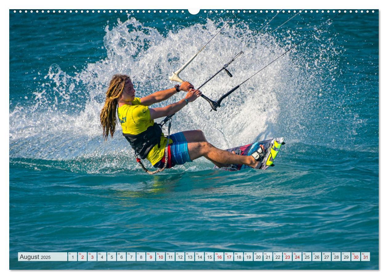 Bild: 9783435100187 | Faszination Kitesurfen (Wandkalender 2025 DIN A2 quer), CALVENDO...