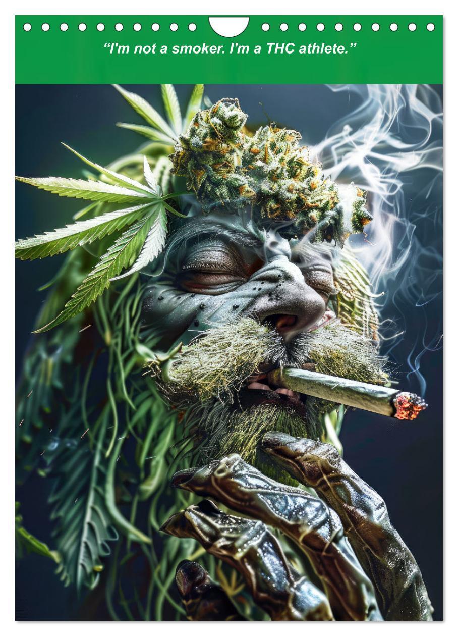 Bild: 9781325980925 | The funniest cannabis pictures and slogans (Wall Calendar 2025 DIN...