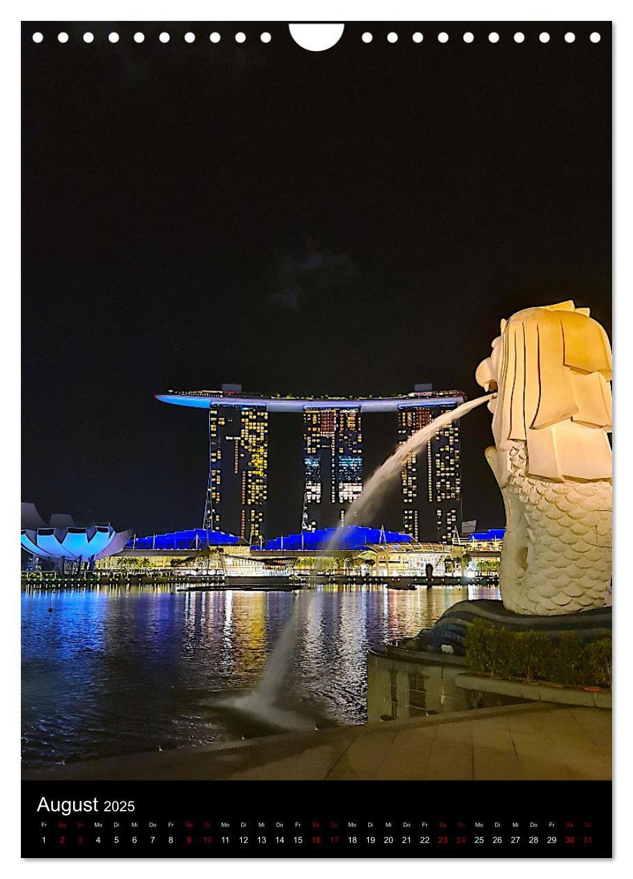 Bild: 9783457225370 | Singapur - Faszinierende Lichterwelt Marina Bay (Wandkalender 2025...