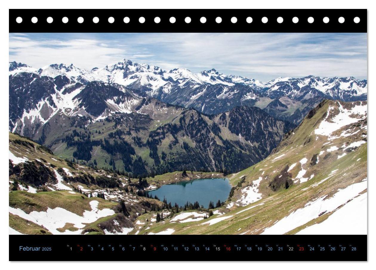 Bild: 9783435605651 | Region Oberstdorf - Kleinwalsertal und Nebelhorn (Tischkalender...