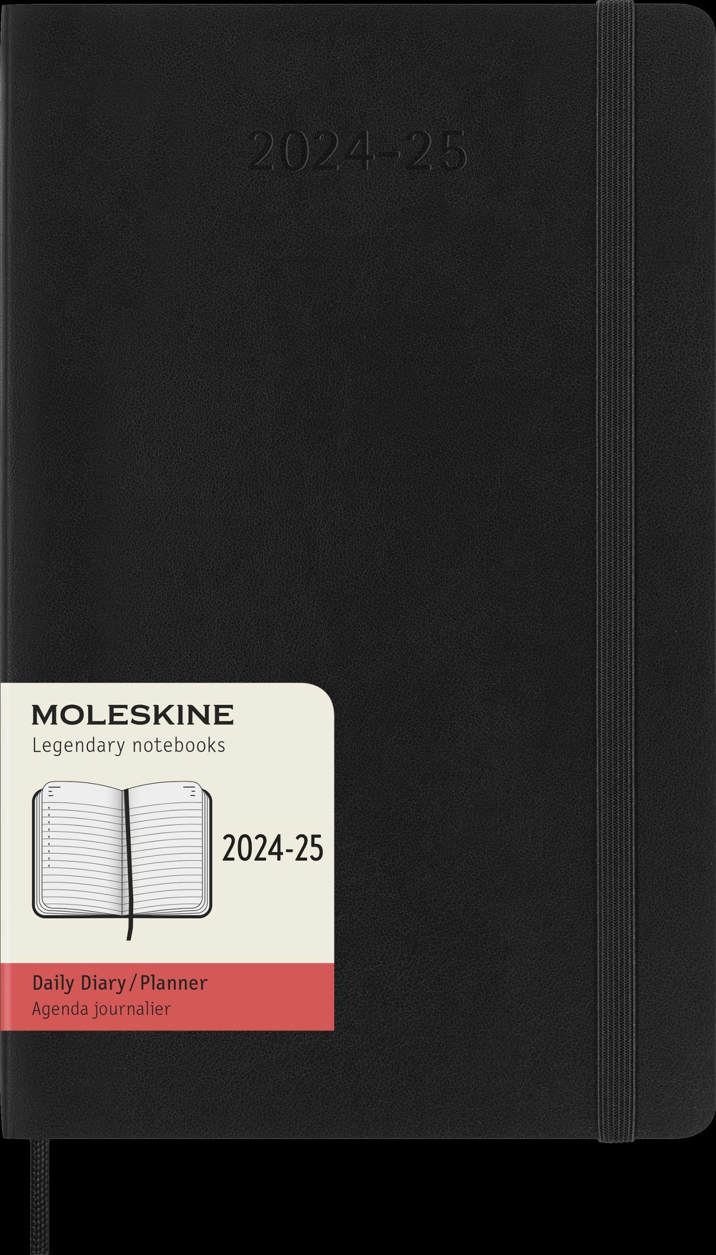 Bild: 8056999270544 | Moleskine 18 Monate Tagesnotizkalender 2024/2025, L/A5 | Buch | 608 S.