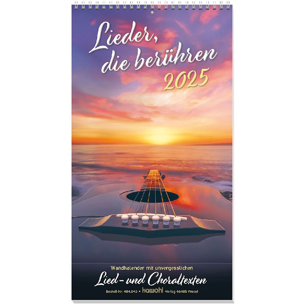 Cover: 9783754804353 | Lieder, die berühren 2025 | Lied- und Choraltexte | Kalender | 14 S.