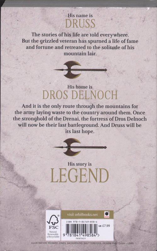 Rückseite: 9781841498584 | Legend | David Gemmell | Taschenbuch | Kartoniert / Broschiert | 2009