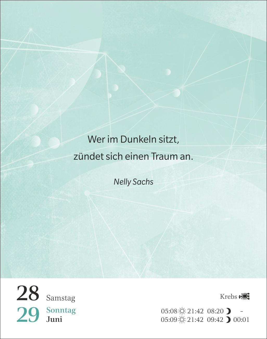 Bild: 9783840035357 | Gute Gedanken tanken Tagesabreißkalender 2025 - Denkanstöße für das...