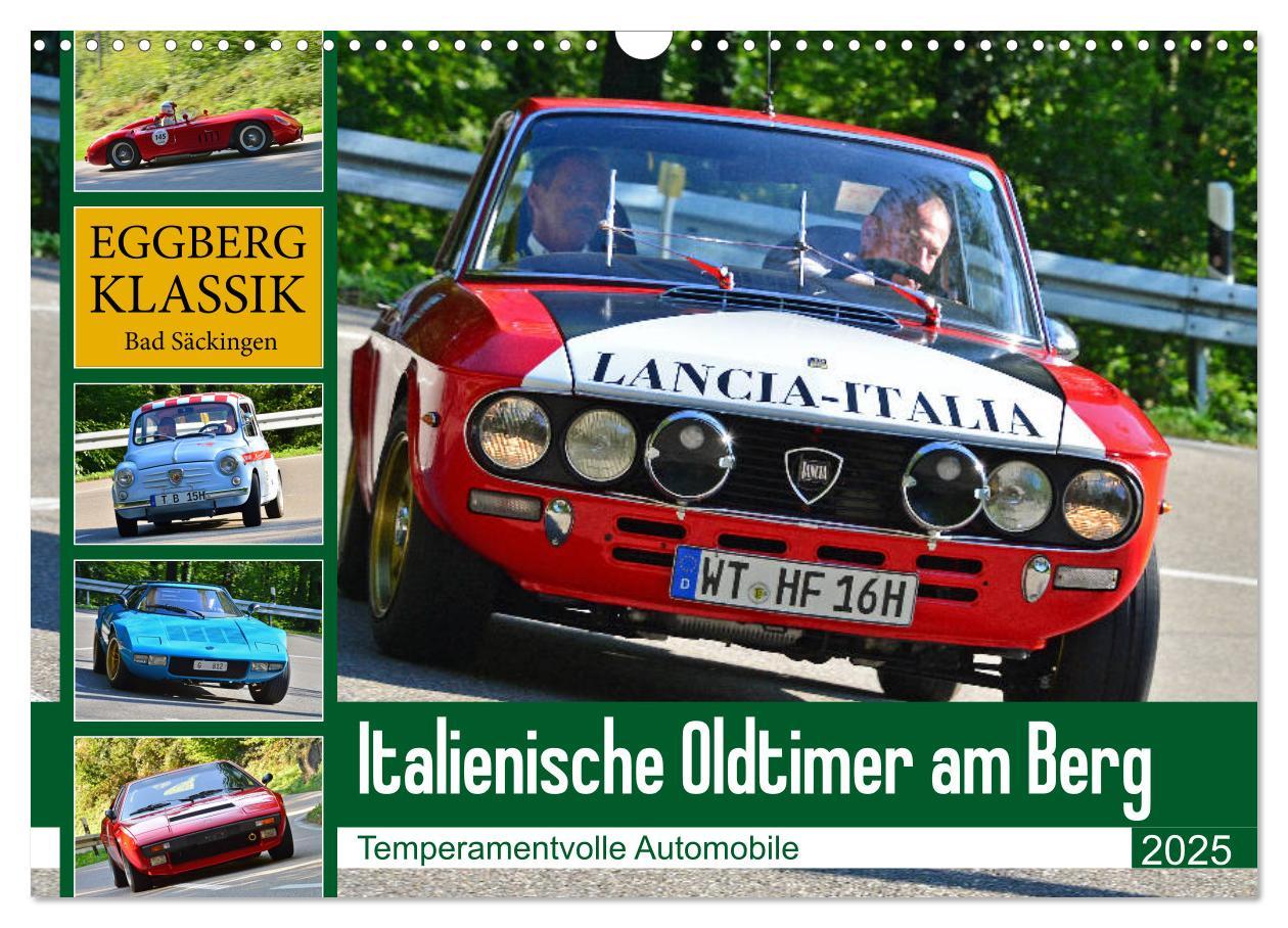 Cover: 9783435299034 | Italienische Oldtimer am Berg (Wandkalender 2025 DIN A3 quer),...