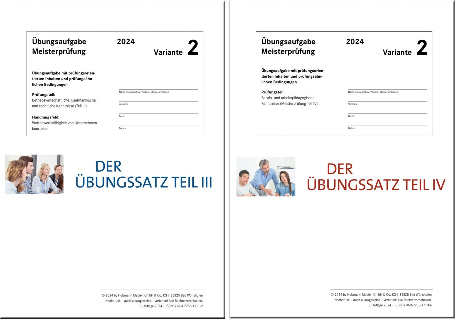 Cover: 9783778317051 | Das Übungspaket Teile III + IV - Variante 2 | Lothar Semper (u. a.)