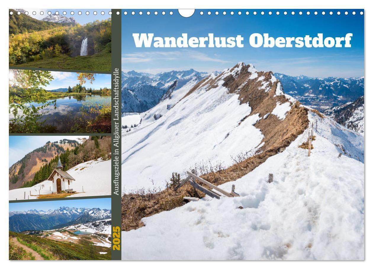 Cover: 9783383812637 | Wanderlust Oberstdorf (Wandkalender 2025 DIN A3 quer), CALVENDO...