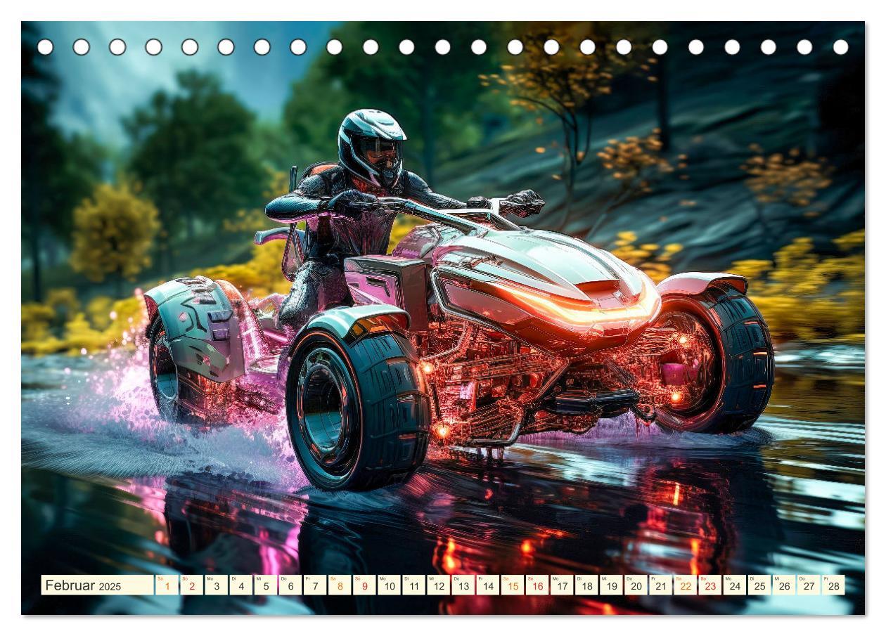 Bild: 9783383890314 | Quad Fantasien (Tischkalender 2025 DIN A5 quer), CALVENDO...