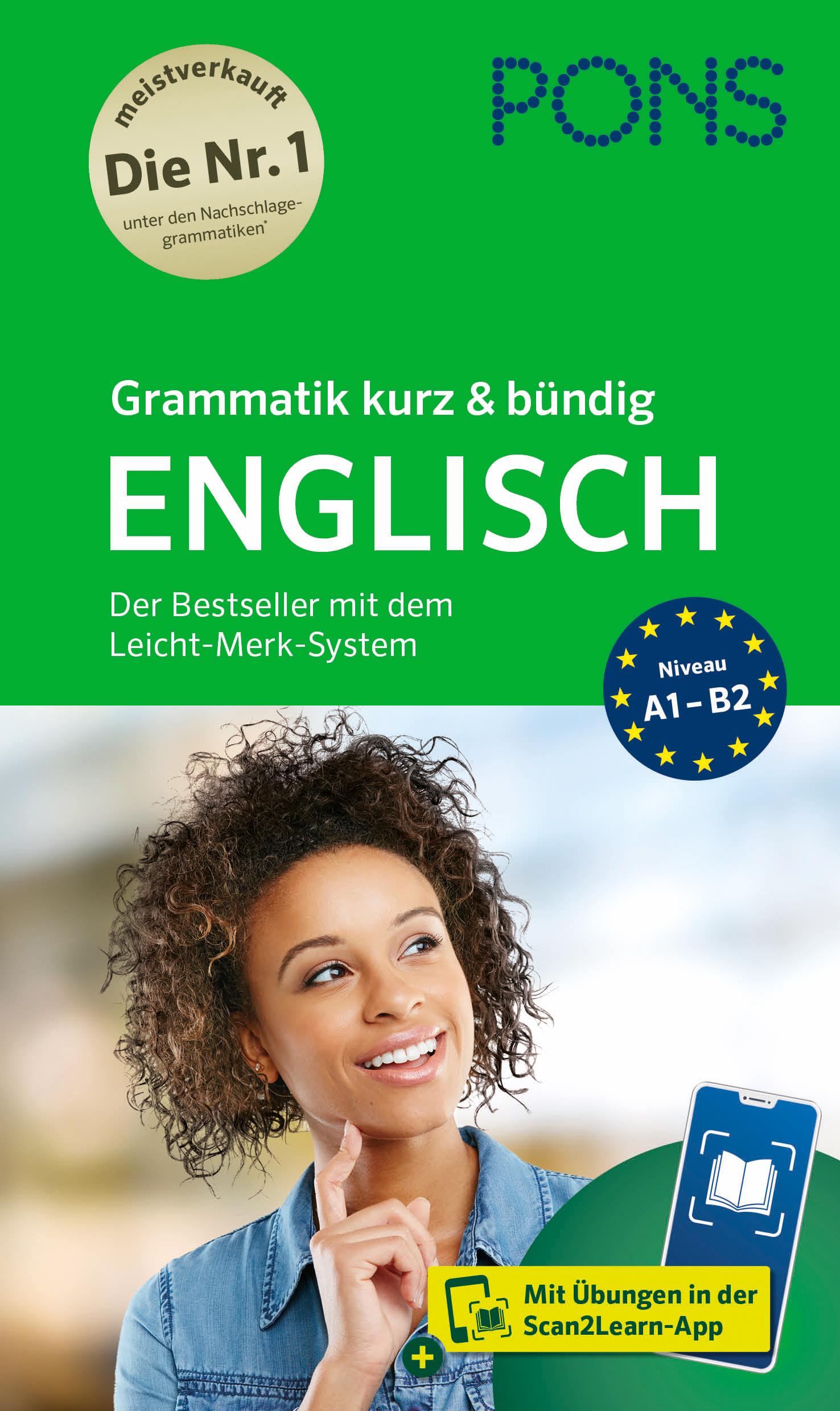 Cover: 9783125660625 | PONS Grammatik kurz &amp; bündig Englisch | Taschenbuch | 160 S. | Deutsch