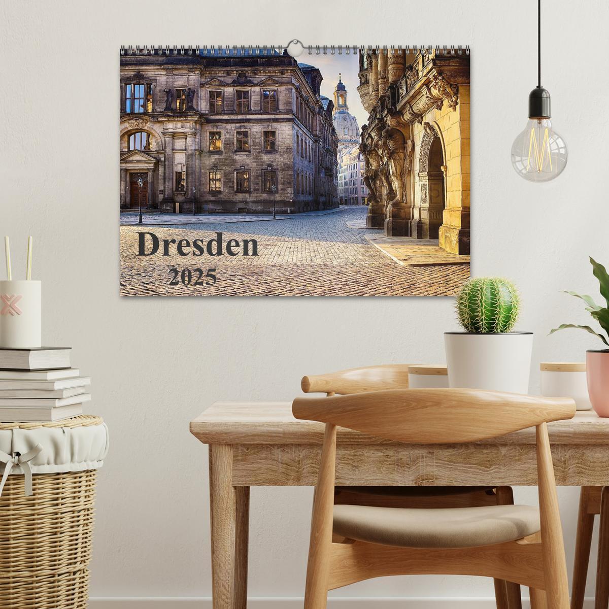 Bild: 9783435280452 | Dresden 2025 (Wandkalender 2025 DIN A3 quer), CALVENDO Monatskalender