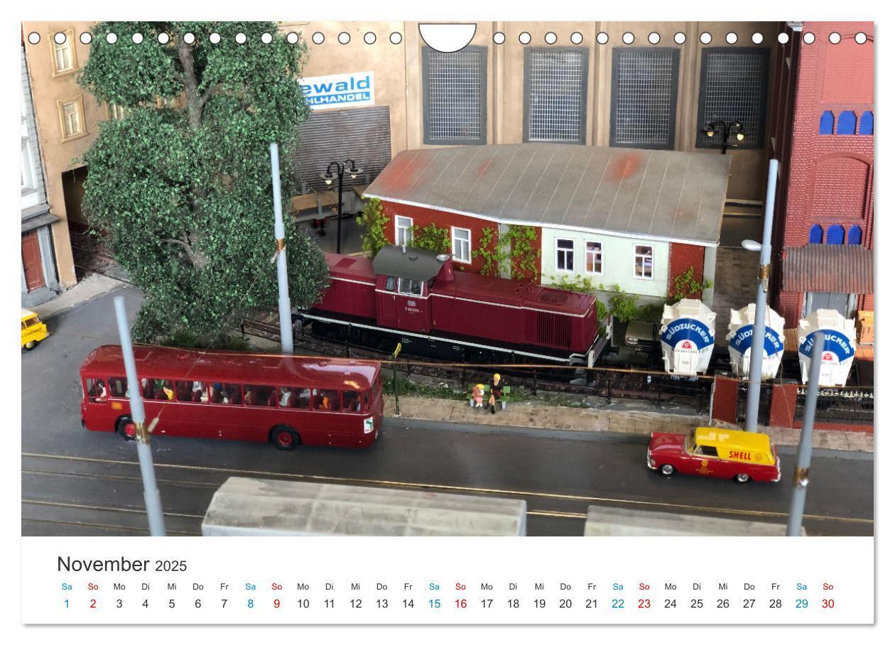 Bild: 9783383761416 | Bahn-Nostalgie im Modell (Wandkalender 2025 DIN A4 quer), CALVENDO...