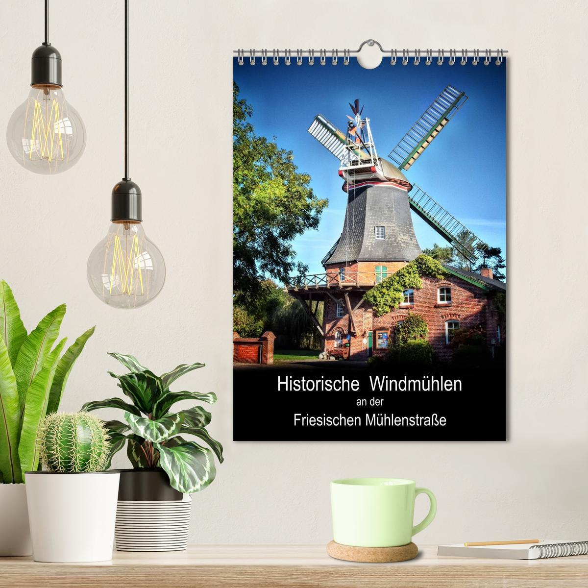 Bild: 9783457064849 | Historische Windmühlen an der Friesischen Mühlenstraße / CH-Version...