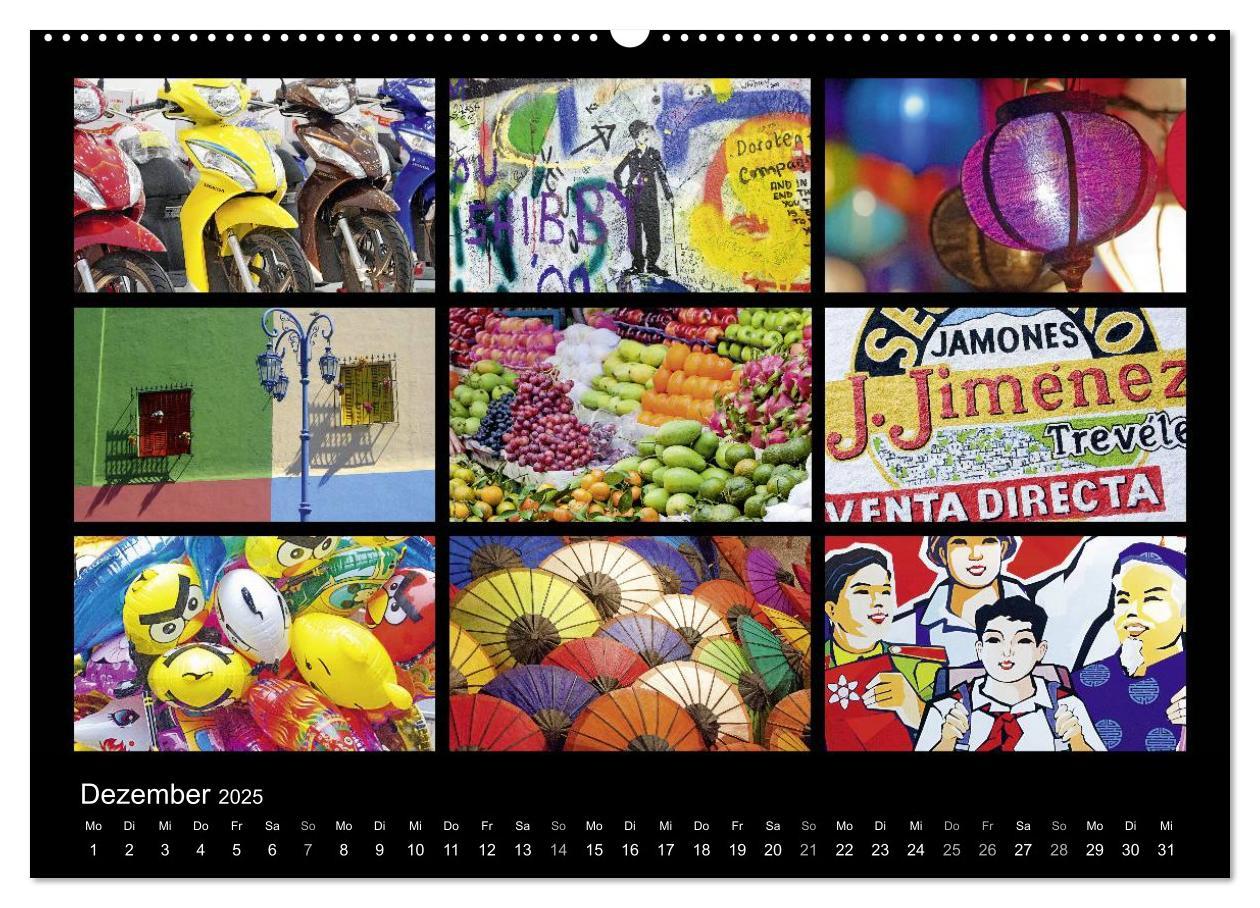 Bild: 9783435790593 | Colours (Wandkalender 2025 DIN A2 quer), CALVENDO Monatskalender