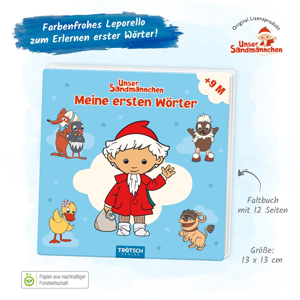 Bild: 9783965528802 | Trötsch Unser Sandmännchen Leporello Meine ersten Wörter | Verlag