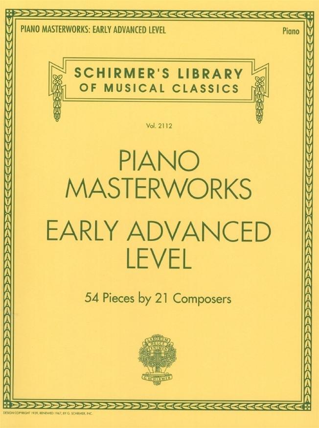 Cover: 9781495006913 | Piano Masterworks - Early Advanced Level | Hal Leonard Corp | Buch