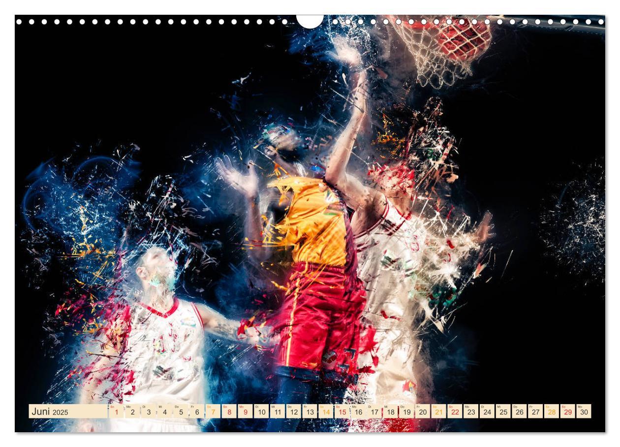 Bild: 9783435325146 | Basketball extrem (Wandkalender 2025 DIN A3 quer), CALVENDO...