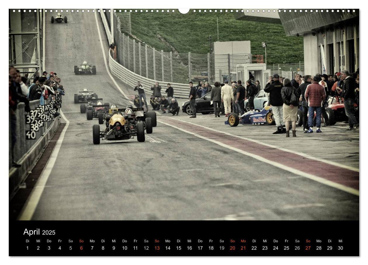 Bild: 9783435757589 | Raceday (hochwertiger Premium Wandkalender 2025 DIN A2 quer),...