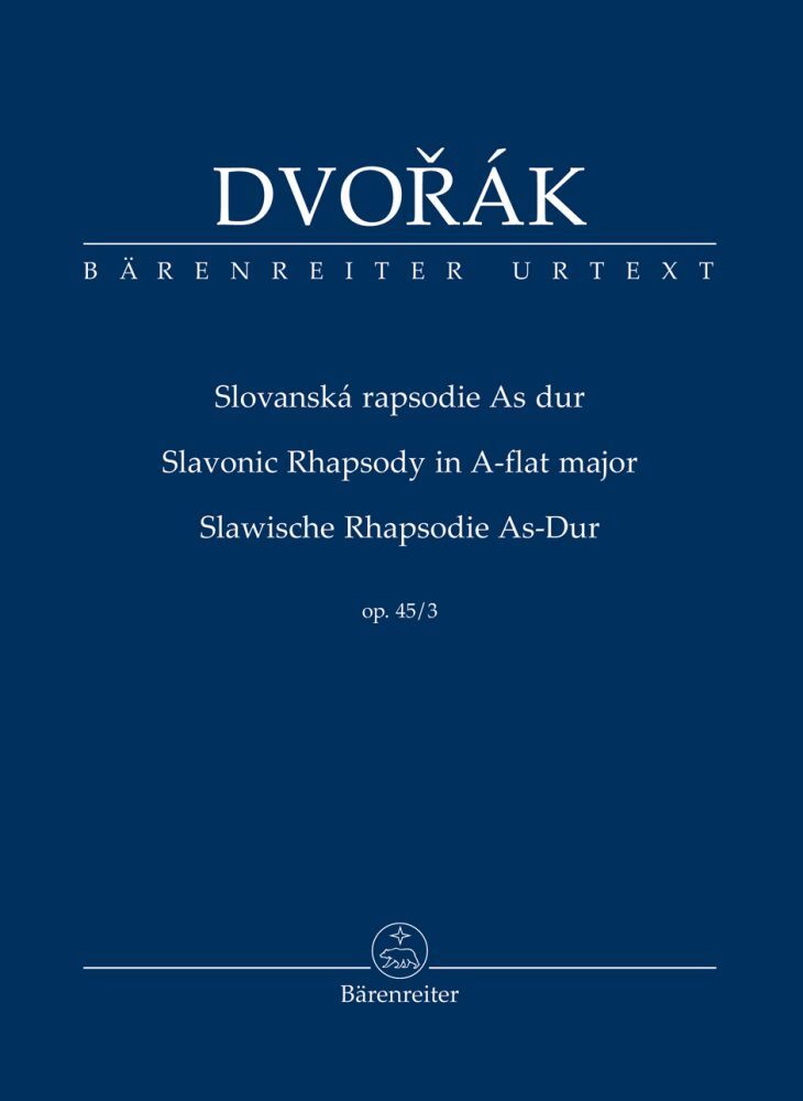 Cover: 9790260104693 | Slawische Rhapsodie As-Dur op. 45/3 | Antonín Dvorák | Taschenbuch