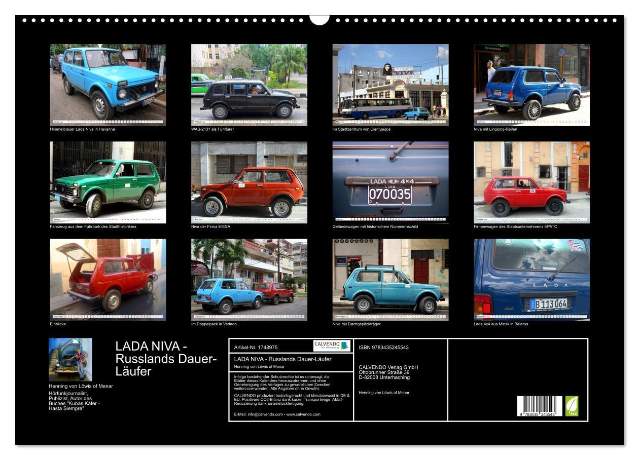 Bild: 9783435245543 | LADA NIVA - Russlands Dauer-Läufer (Wandkalender 2025 DIN A2 quer),...