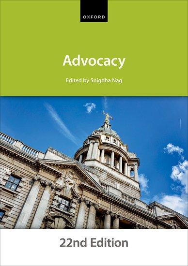 Cover: 9780198923275 | Advocacy | The City Law School | Taschenbuch | Englisch | 2024