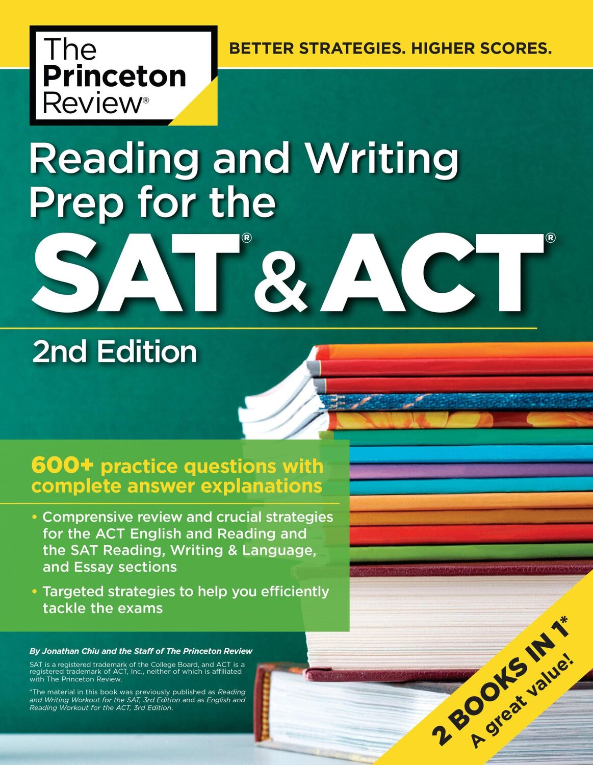 Cover: 9780525567547 | Reading and Writing Prep for the SAT &amp; Act, 2nd Edition | Taschenbuch