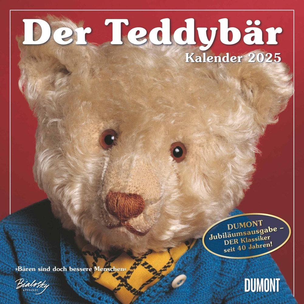 Cover: 4250809653266 | DUMONT - Der Teddybär 2025 Broschürenkalender, 30x30cm,...