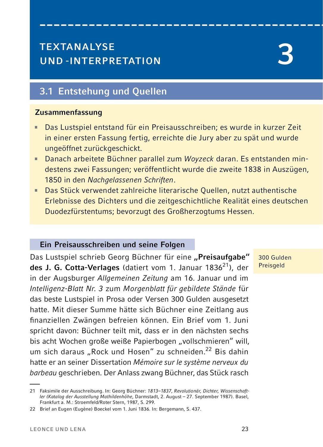 Bild: 9783804420670 | Leonce und Lena | Georg Büchner | Taschenbuch | Deutsch | 2022