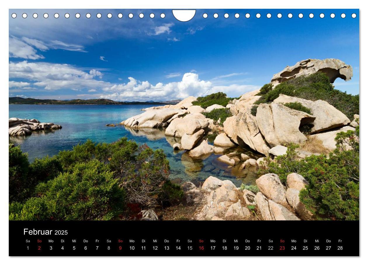 Bild: 9783435744510 | Sardinien (Wandkalender 2025 DIN A4 quer), CALVENDO Monatskalender