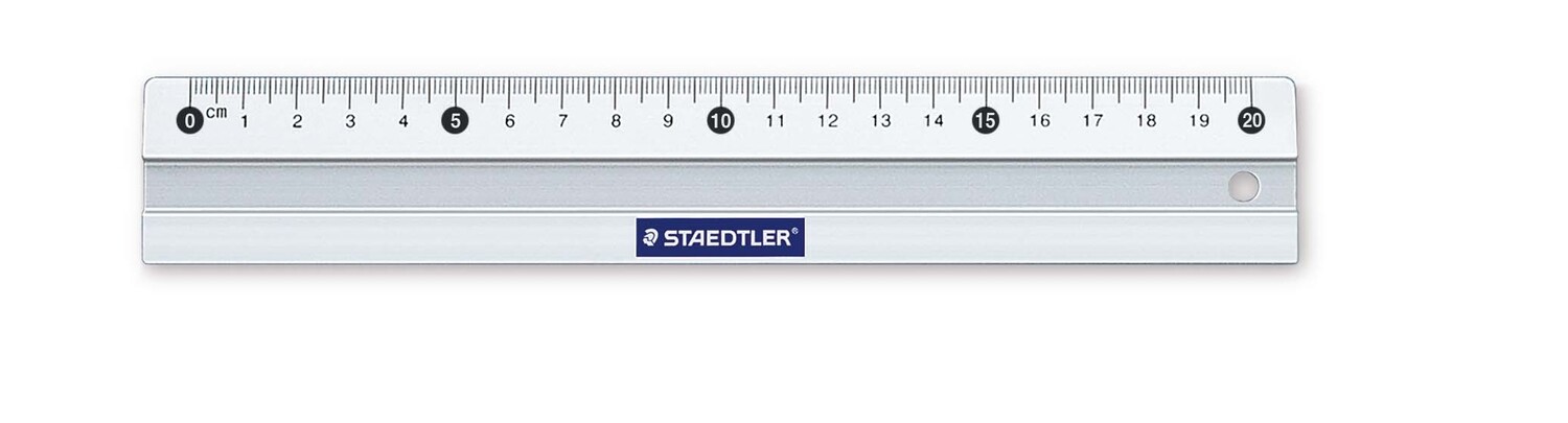 Cover: 4007817563205 | STAEDTLER Lineal Aluminium/Metal 20 cm | 563 20 | 2020 | STAEDTLER