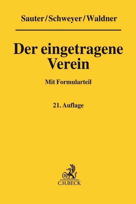 Cover: 9783406754036 | Der eingetragene Verein | Wolfram Waldner (u. a.) | Taschenbuch | XXI