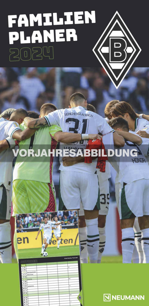 Cover: 4002725994387 | N NEUMANNVERLAGE - Borussia Mönchengladbach 2025 Fan-Timer,...