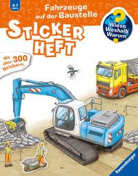 Cover: 9783473600281 | Wieso? Weshalb? Warum? Stickerheft: Fahrzeuge auf der Baustelle | Buch